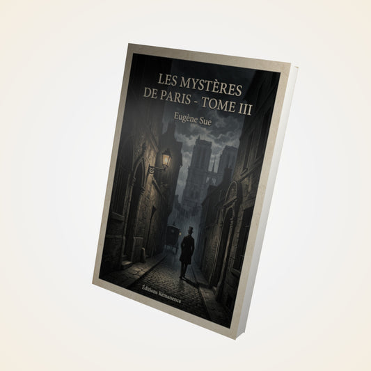Livre Les mystères de Paris - Tome III - Eugène Sue - Couverture 3D