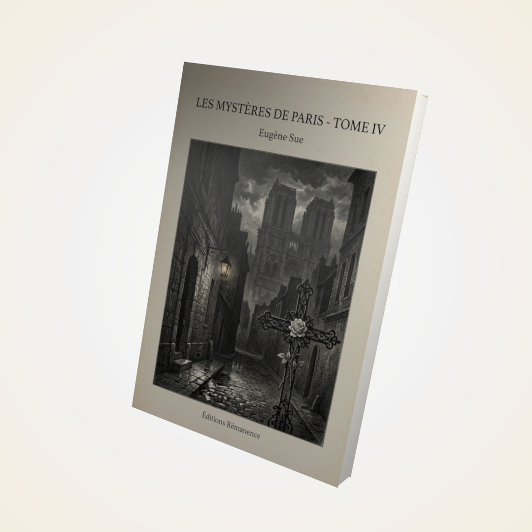 Livre Les mystères de Paris - Tome IV - Eugène Sue - Couverture 3D