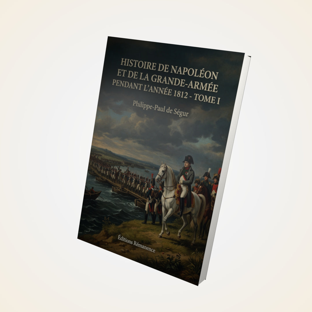 Livre Histoire de Napoléon et de la Grande-Armée pendant l'année 1812 - Tome I - Philippe-Paul de Ségur - Couverture 3D