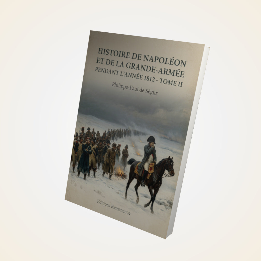 Livre Histoire de Napoléon et de la Grande-Armée pendant l'année 1812 - Tome II - Philippe-Paul de Ségur - Couverture 3D