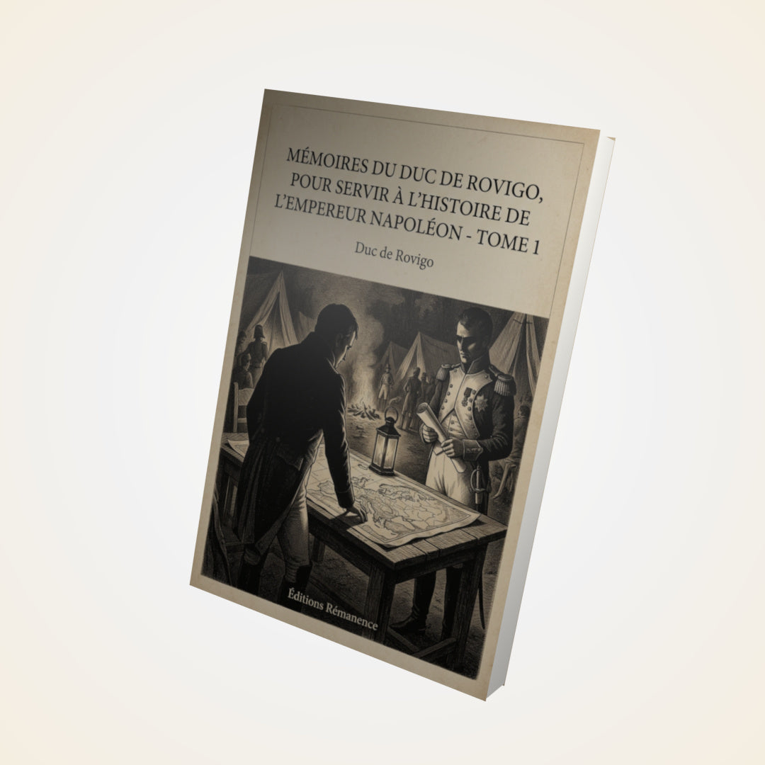 Livre Mémoires du duc de Rovigo, pour servir à l'histoire de l'empereur Napoléon - Tome 1 - Duc de Rovigo - Couverture 3D
