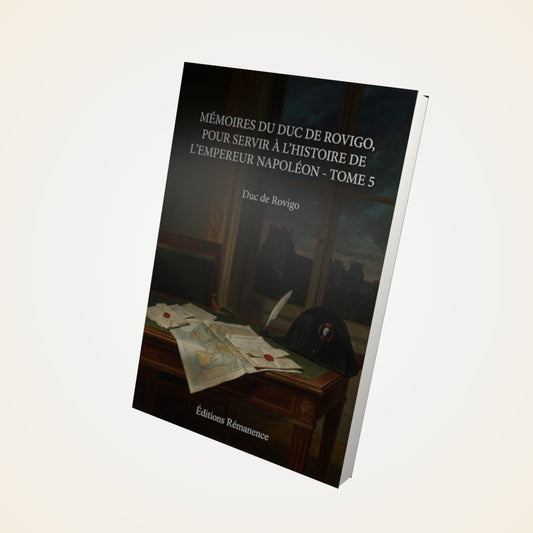 Livre Mémoires du duc de Rovigo, pour servir à l'histoire de l'empereur Napoléon - Tome 5 - Duc de Rovigo - Couverture 3D