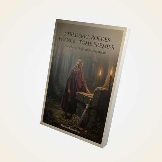 Livre Childéric, Roi des Francs - Tome premier - Anne Marie de Beaufort d'Hautpoul - Couverture 3D