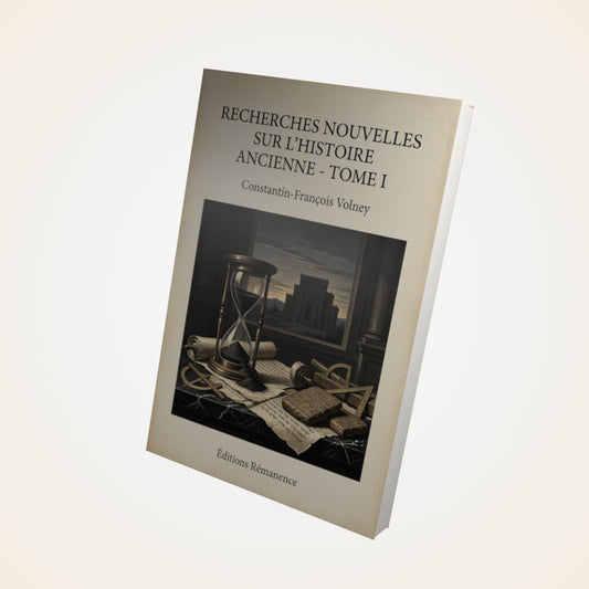 Livre Recherches nouvelles sur l'histoire ancienne - Tome I - Constantin-François Volney - Couverture 3D
