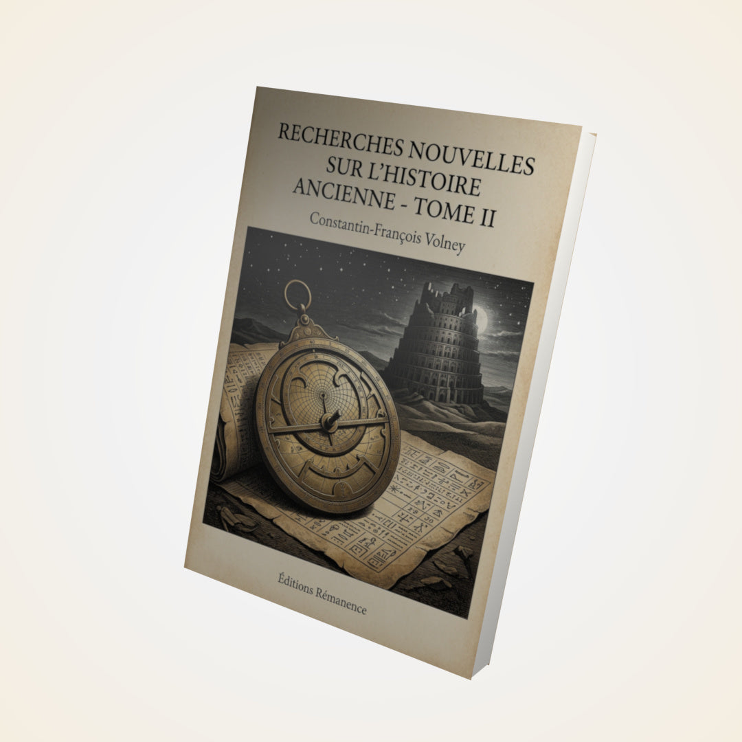 Livre Recherches nouvelles sur l'histoire ancienne - Tome II - Constantin-François Volney - Couverture 3D