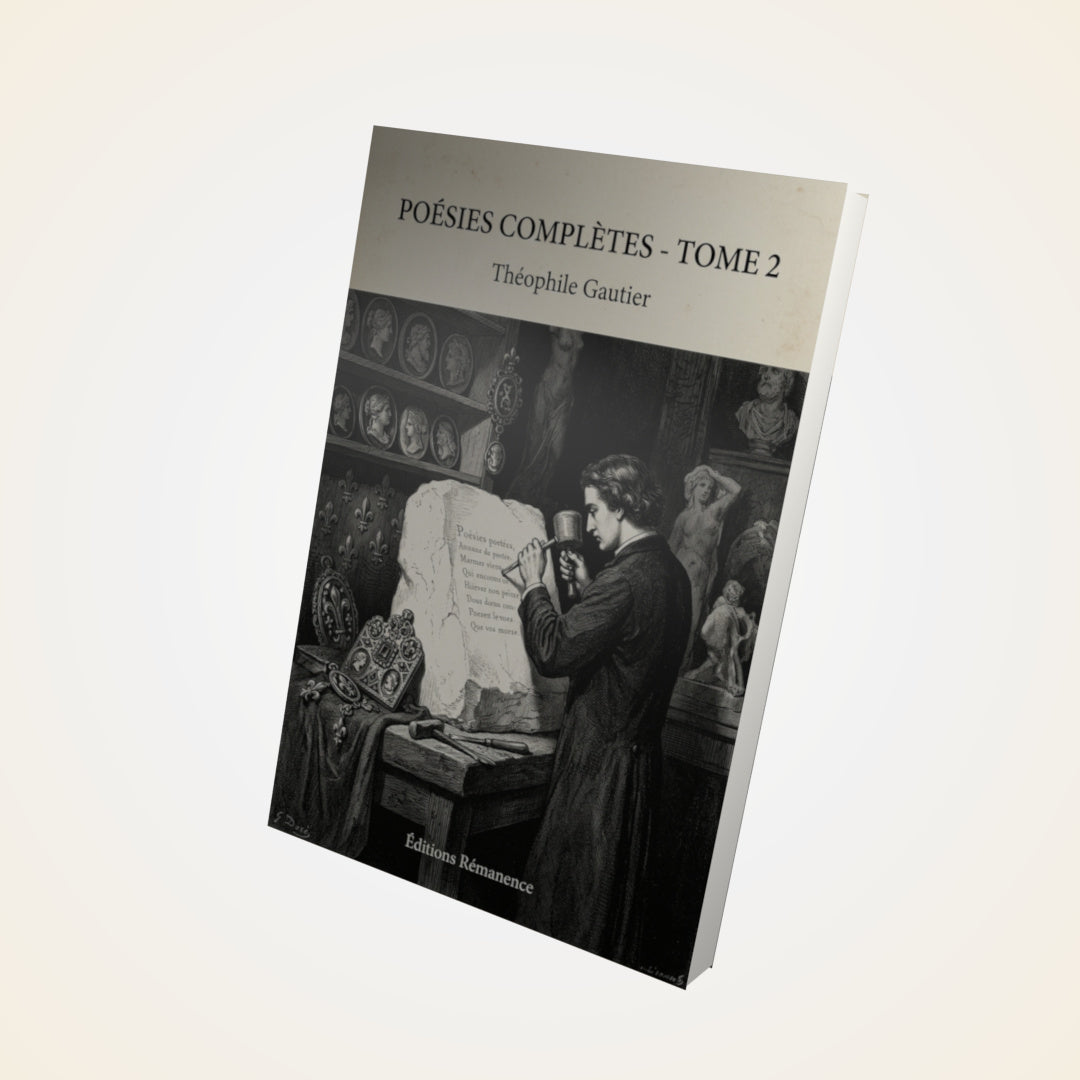 Livre Poésies Complètes - Tome 2 - Théophile Gautier - Couverture 3D