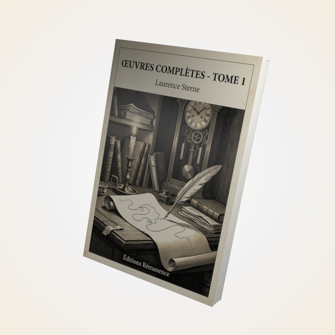 Livre Œuvres complètes - Tome 1 - Laurence Sterne - Couverture 3D