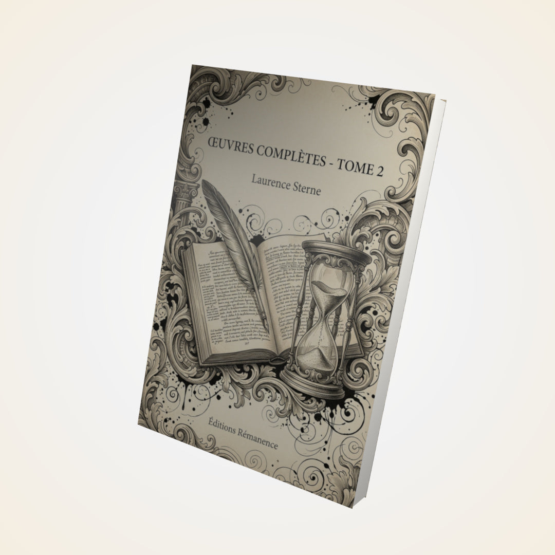 Livre Œuvres complètes - Tome 2 - Laurence Sterne - Couverture 3D