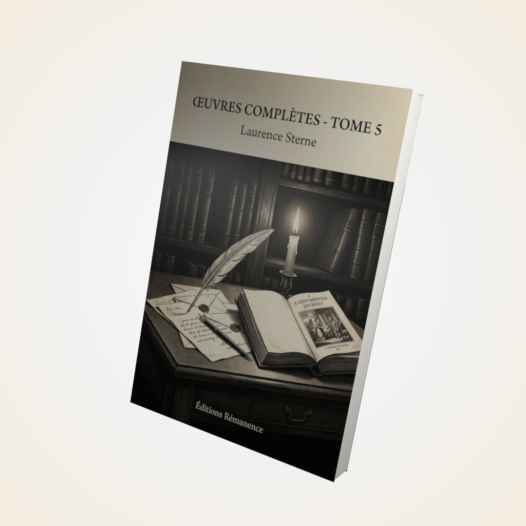 Livre Œuvres complètes - Tome 5 - Laurence Sterne - Couverture 3D