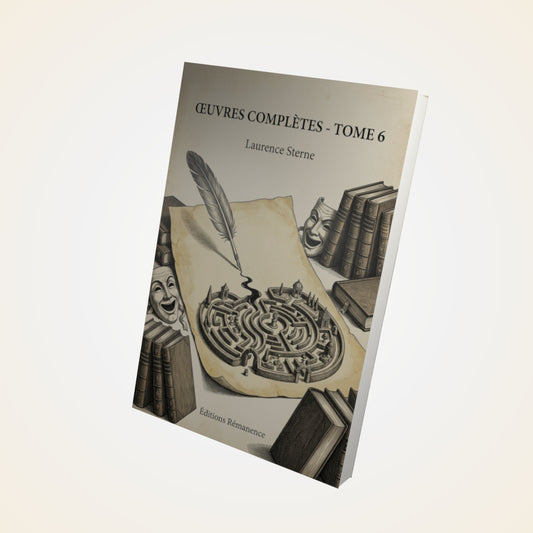Livre Œuvres complètes - Tome 6 - Laurence Sterne - Couverture 3D
