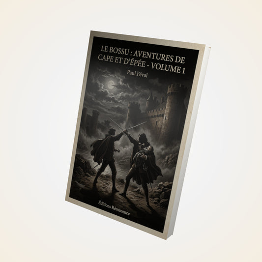 Livre Le Bossu : Aventures de Cape et d'Épée - Volume 1 - Paul Féval - Couverture 3D