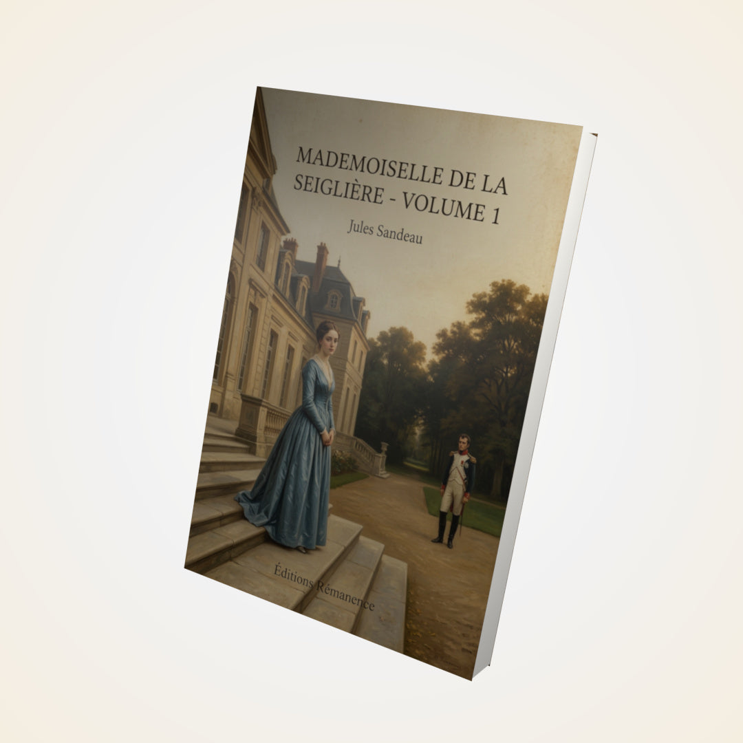 Livre Mademoiselle de la Seiglière - Volume 1 - Jules Sandeau - Couverture 3D