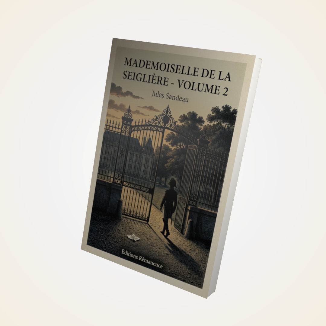 Livre Mademoiselle de la Seiglière - Volume 2 - Jules Sandeau - Couverture 3D