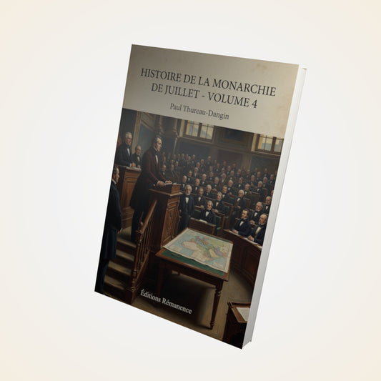 Livre Histoire de la Monarchie de Juillet - Volume 4 - Paul Thureau-Dangin - Couverture 3D