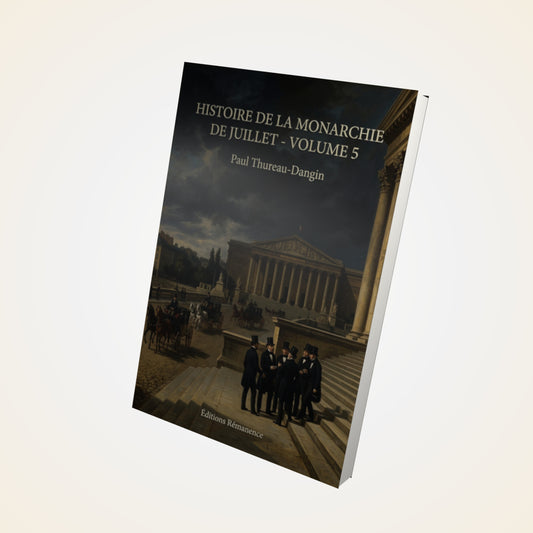 Livre Histoire de la Monarchie de Juillet - Volume 5 - Paul Thureau-Dangin - Couverture 3D