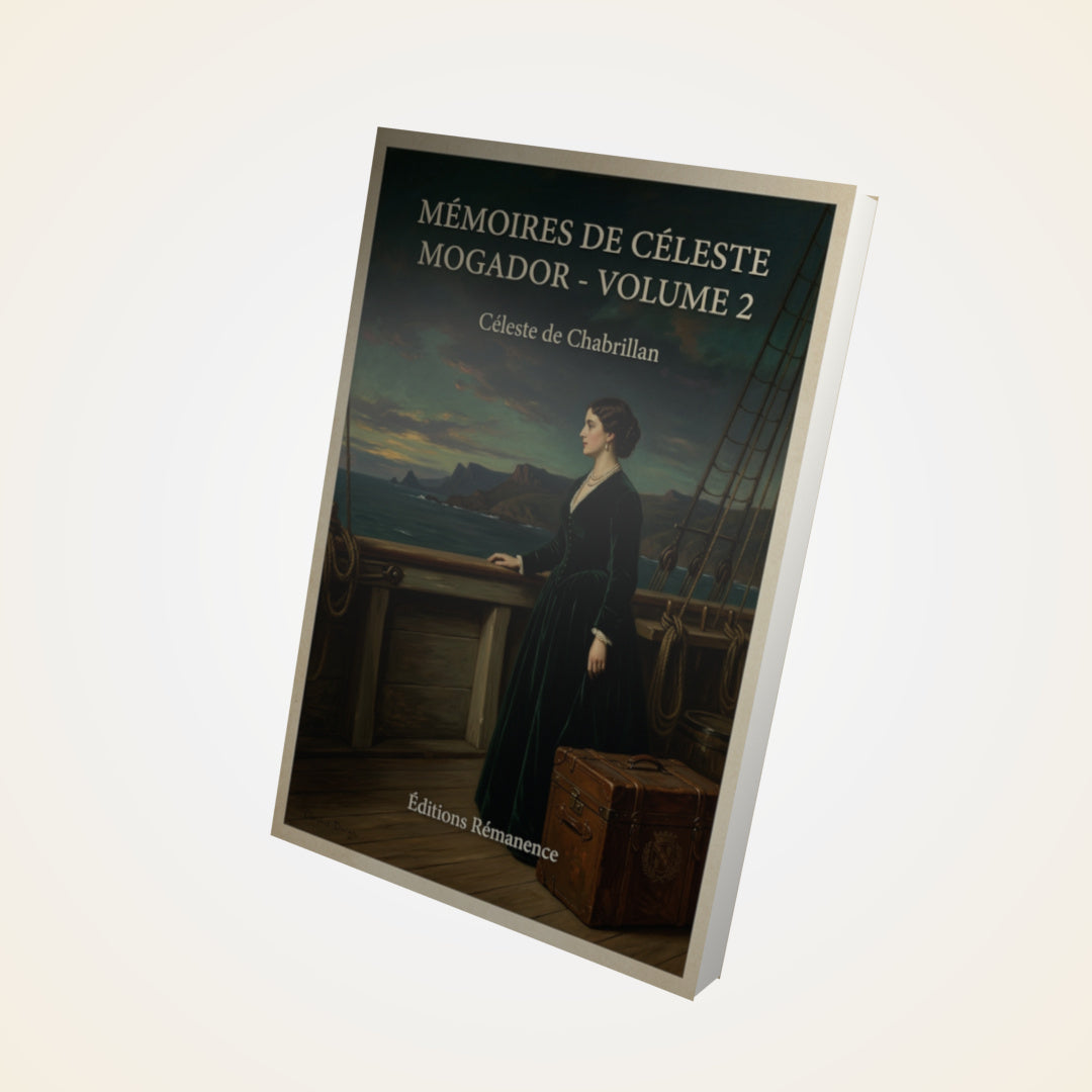 Livre Mémoires de Céleste Mogador - Volume 2 - Céleste de Chabrillan - Couverture 3D