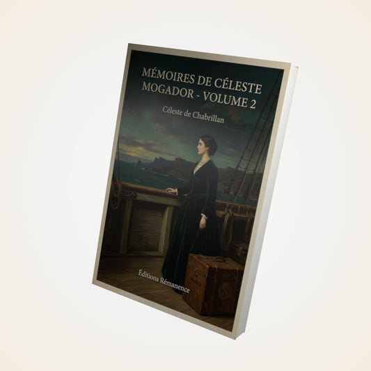 Livre Mémoires de Céleste Mogador - Volume 2 - Céleste de Chabrillan - Couverture 3D