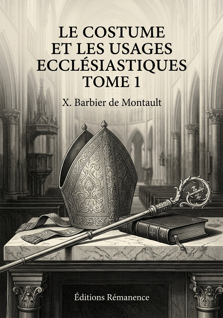 Le costume et les usages ecclésiastiques Tome 1 - X. Barbier de Montault (Couverture)