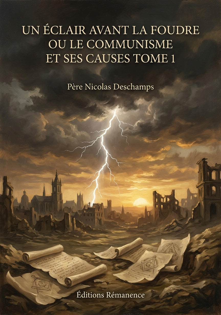 Un éclair avant la foudre ou le communisme et ses causes Tome 1 - Père Nicolas Deschamps (Couverture)