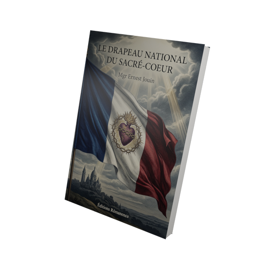 Le drapeau national du Sacré-Coeur - Mgr Ernest Jouin (Vue 3D)
