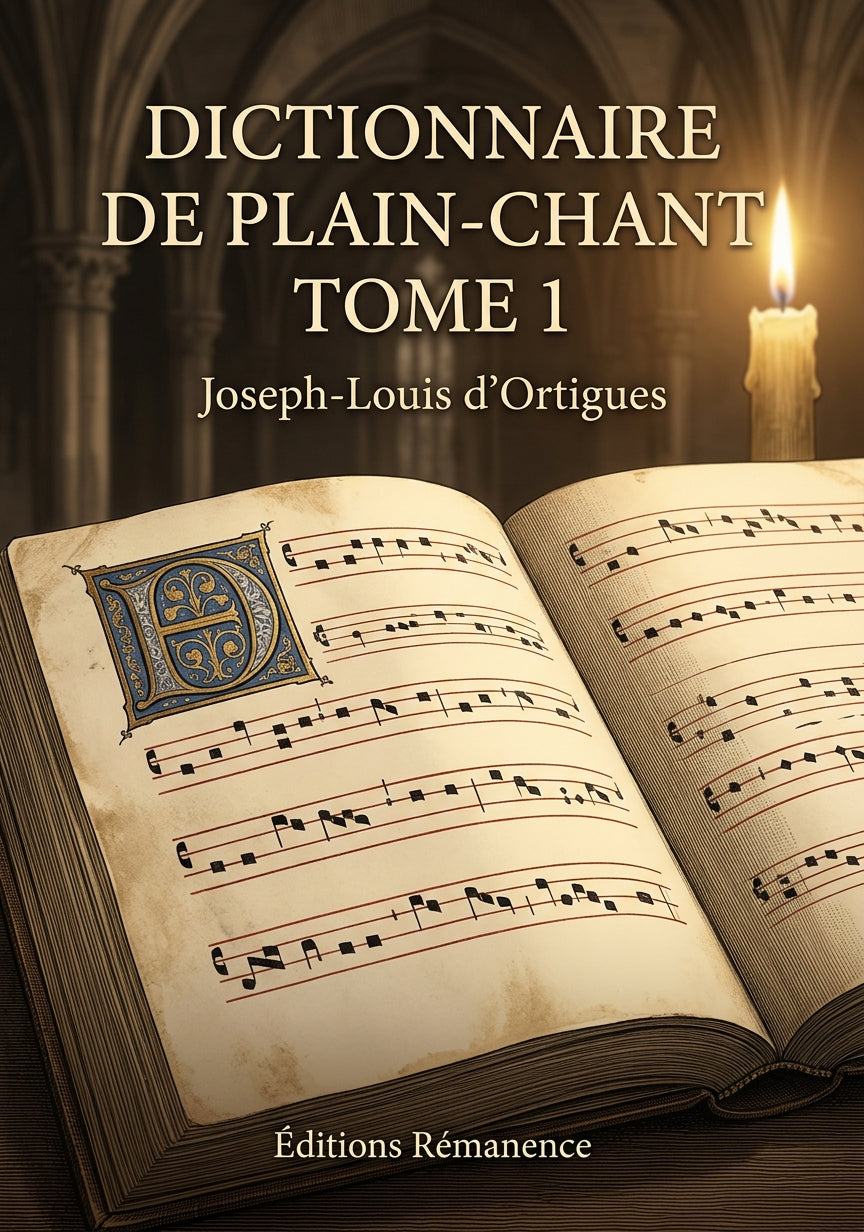 Dictionnaire de plain-chant Tome 1 - Joseph-Louis d'Ortigues (Couverture)
