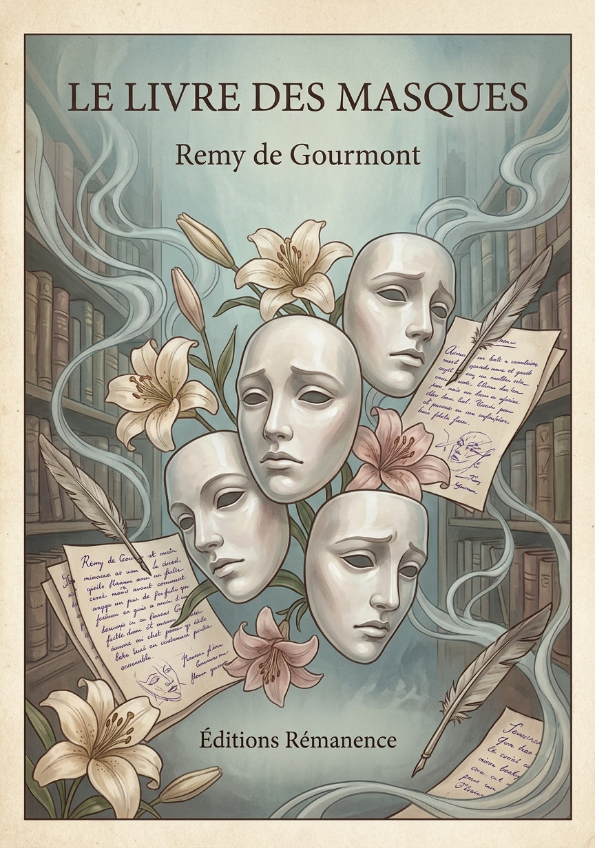 Le livre des masques - Remy de Gourmont (Couverture)