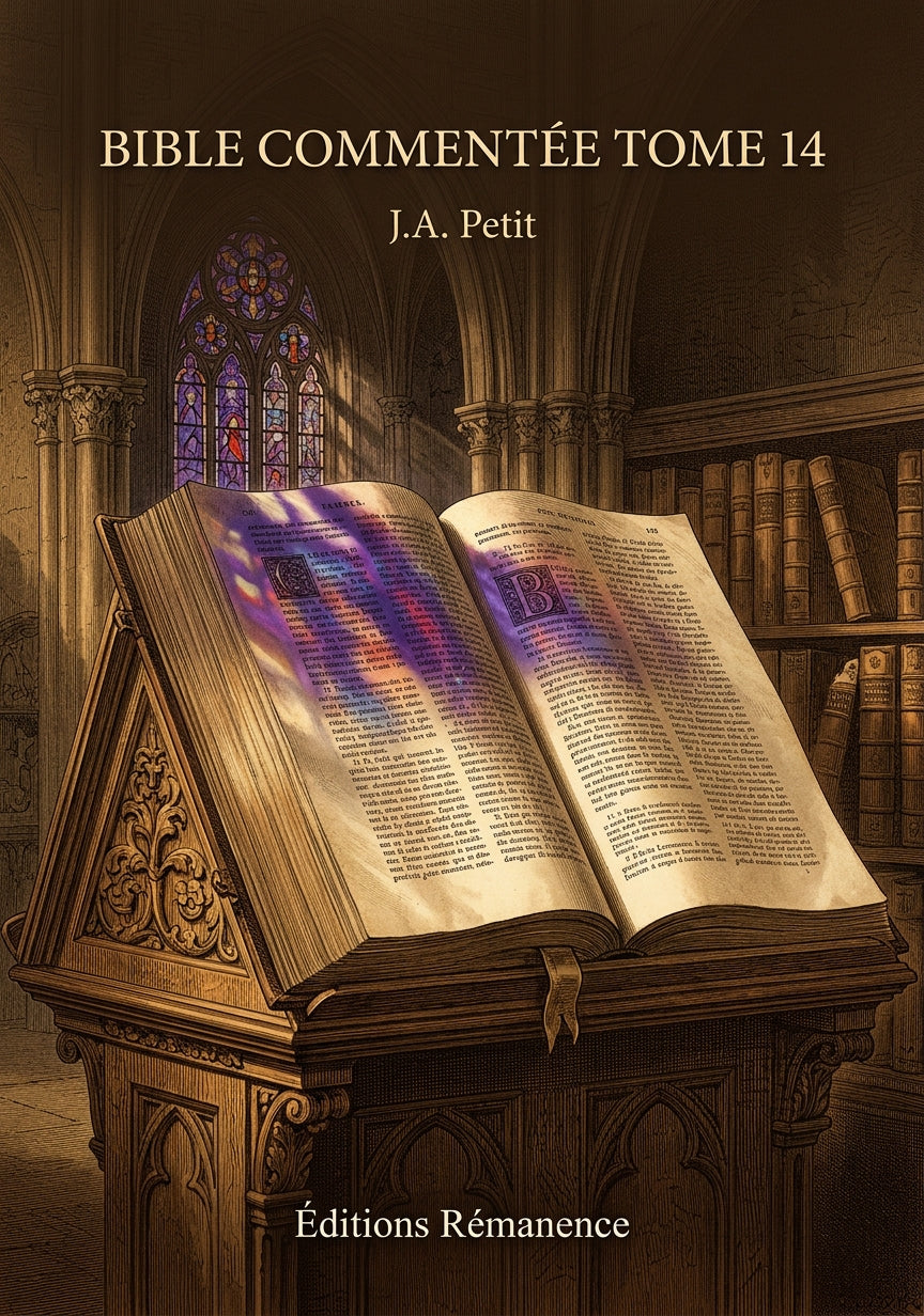 Bible commentée Tome 14 - J.A. Petit (Couverture)