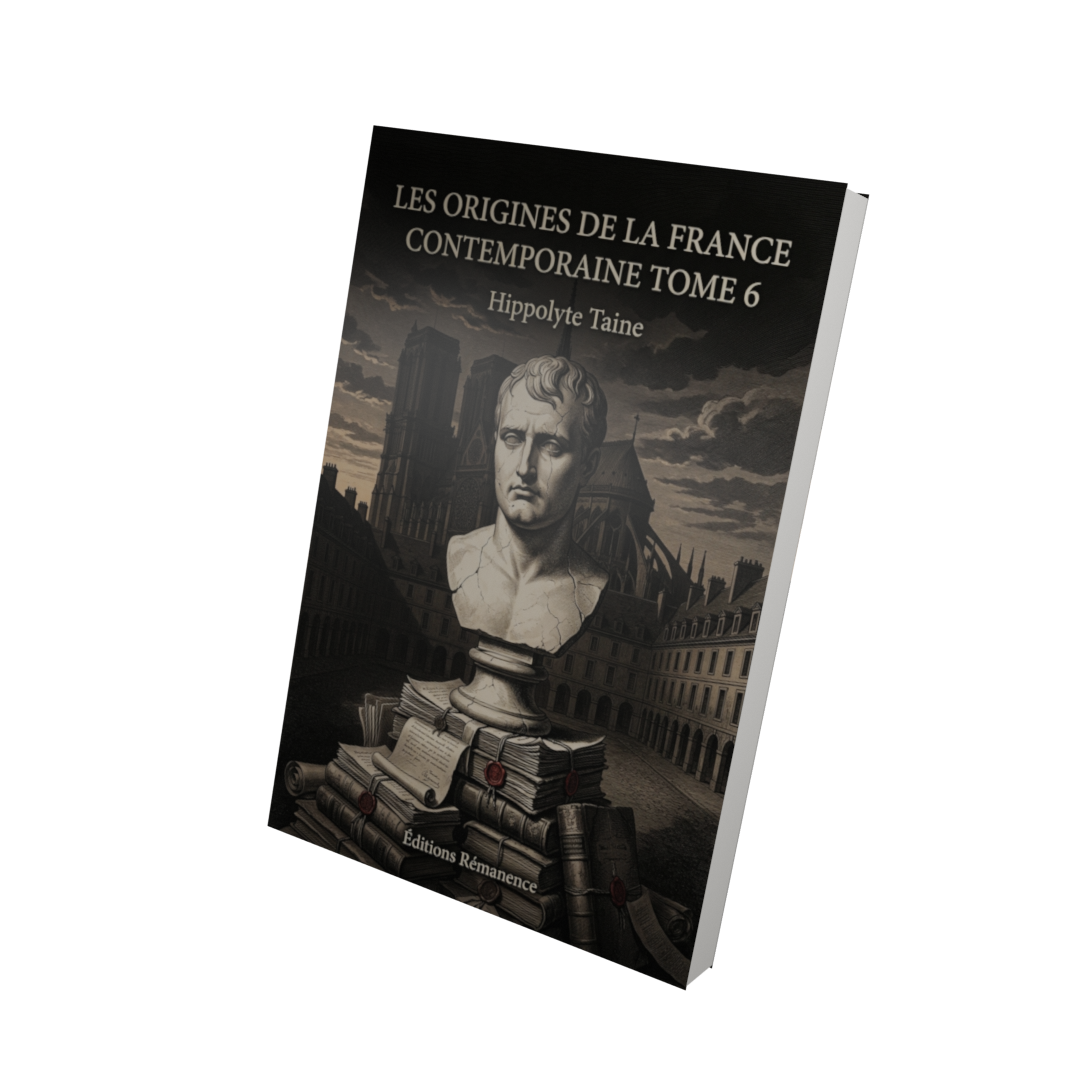 Les origines de la France contemporaine Tome 6 - Hippolyte Taine (Vue 3D)