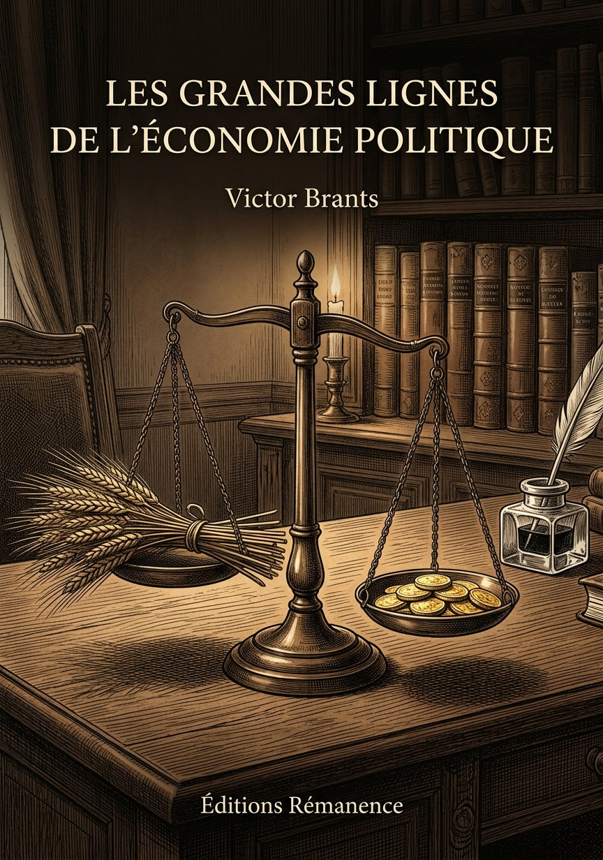 Les grandes lignes de l'économie politique - Victor Brants (Couverture)