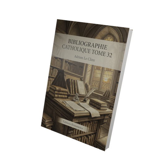 Bibliographie catholique Tome 32 - Adrien Le Clère (Vue 3D)