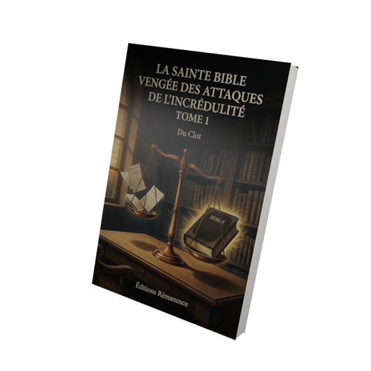 La sainte bible vengée des attaques de l'incrédulité Tome 1 - Du Clot (Vue 3D)