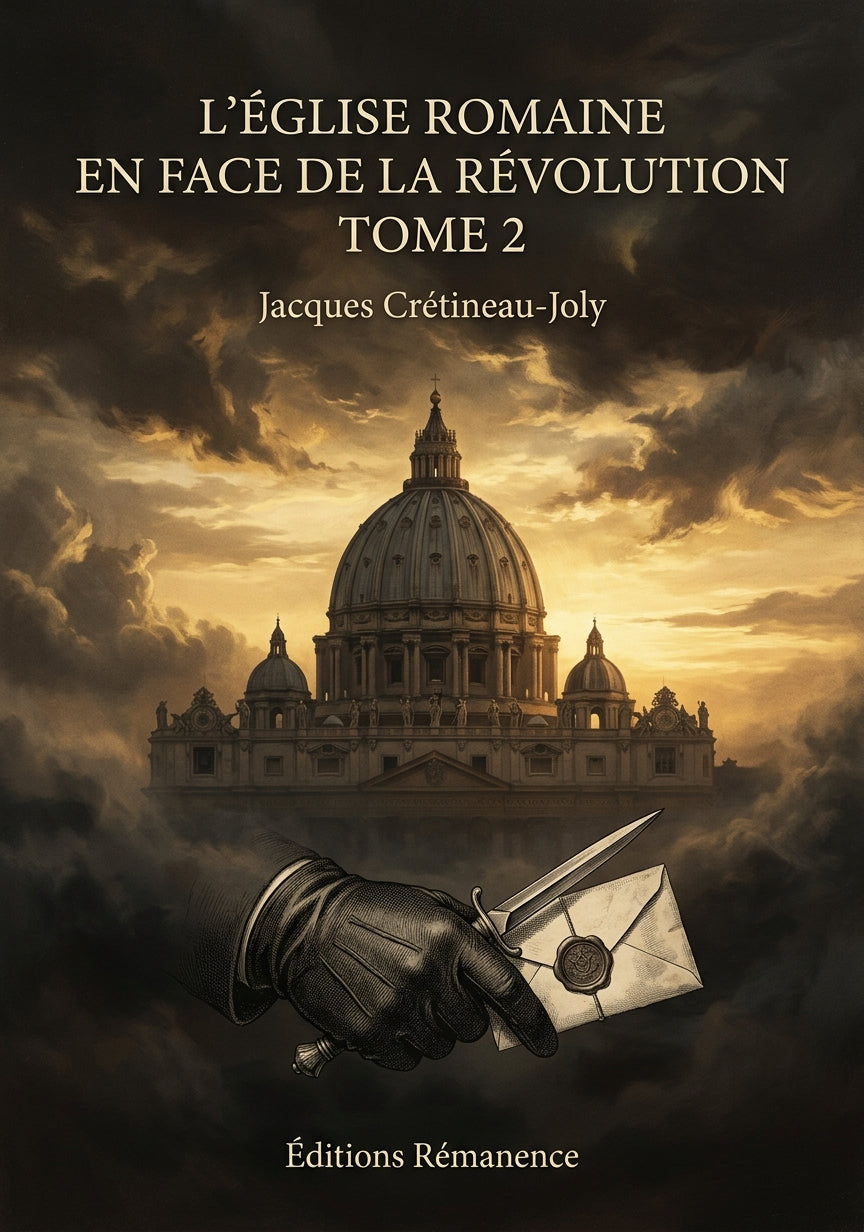 L'Église romaine en face de la révolution Tome 2 - Jacques Crétineau-Joly (Couverture)