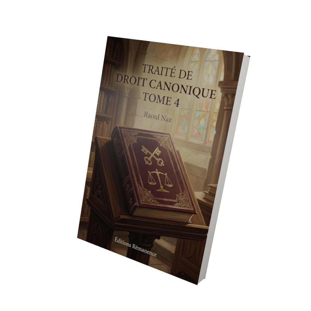 Traité de Droit canonique Tome 4 - Raoul Naz (Vue 3D)