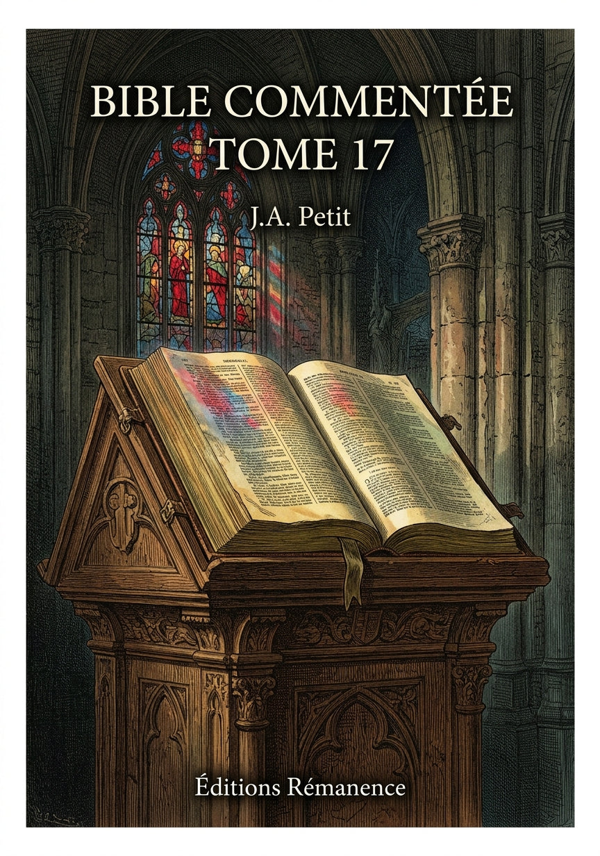 Bible commentée Tome 17 - J.A. Petit (Couverture)