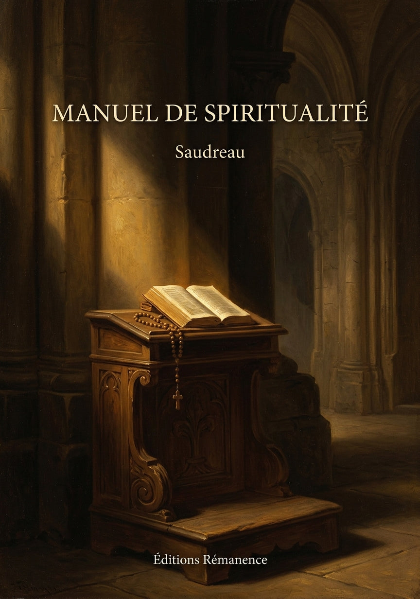 Manuel de spiritualité - Saudreau (Couverture)