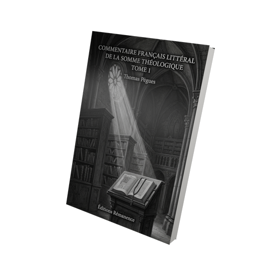 Commentaire français littéral de la Somme théologique Tome 1 - Thomas Pègues (Vue 3D)