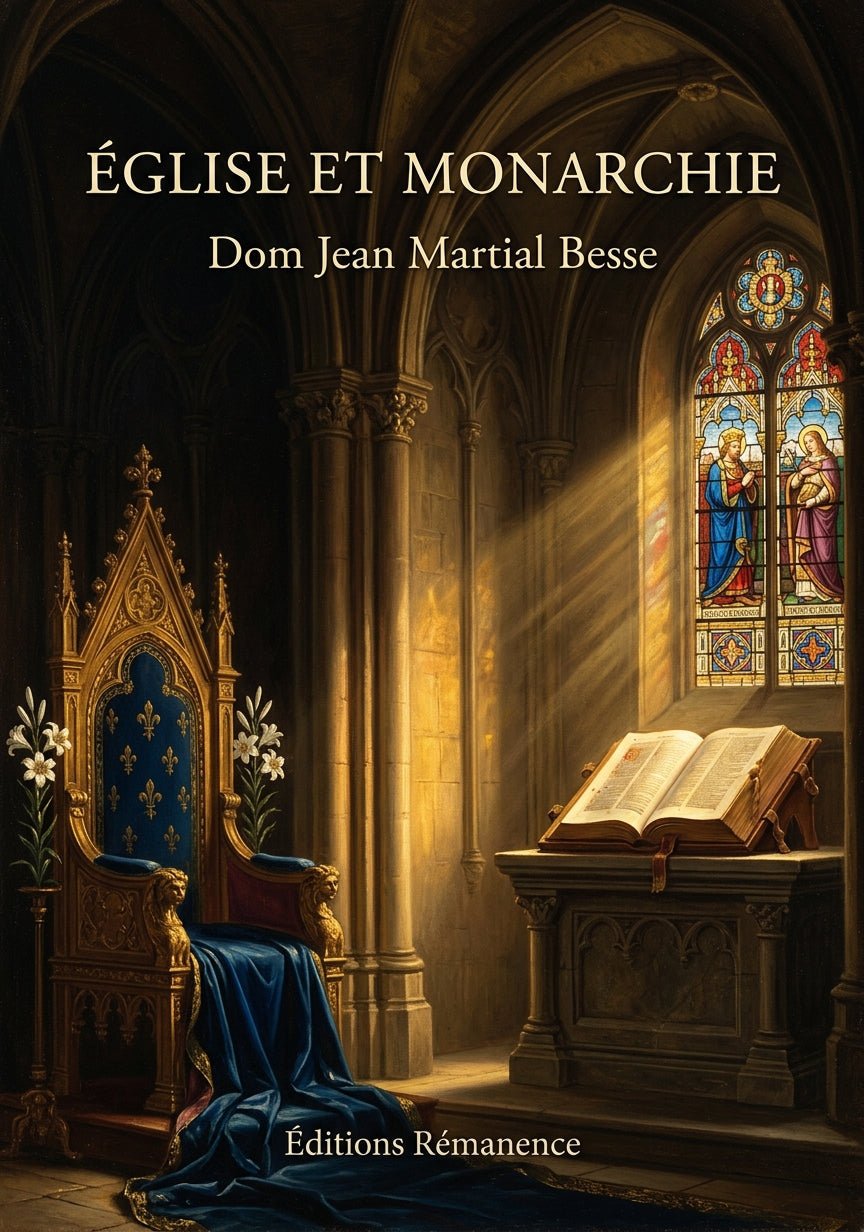 Église et monarchie - Dom Jean Martial Besse (Couverture)