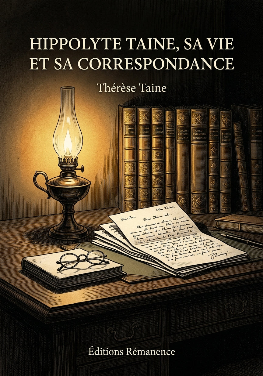 HIppolyte Taine, sa vie et sa correspondance - Thérèse Taine (Couverture)