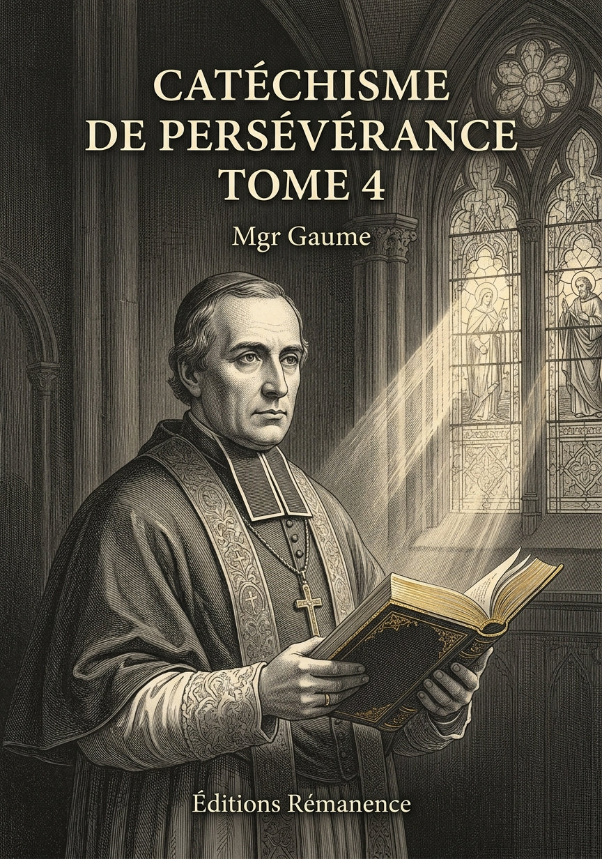 Catéchisme de persévérance Tome 4 - Mgr Gaume (Couverture)