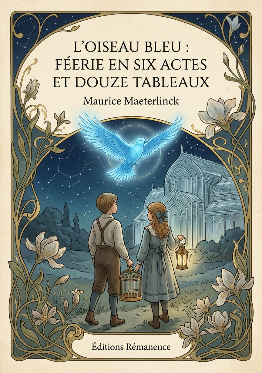 L'oiseau bleu : Féerie en six actes et douze tableaux - Maurice Maeterlinck (Couverture)