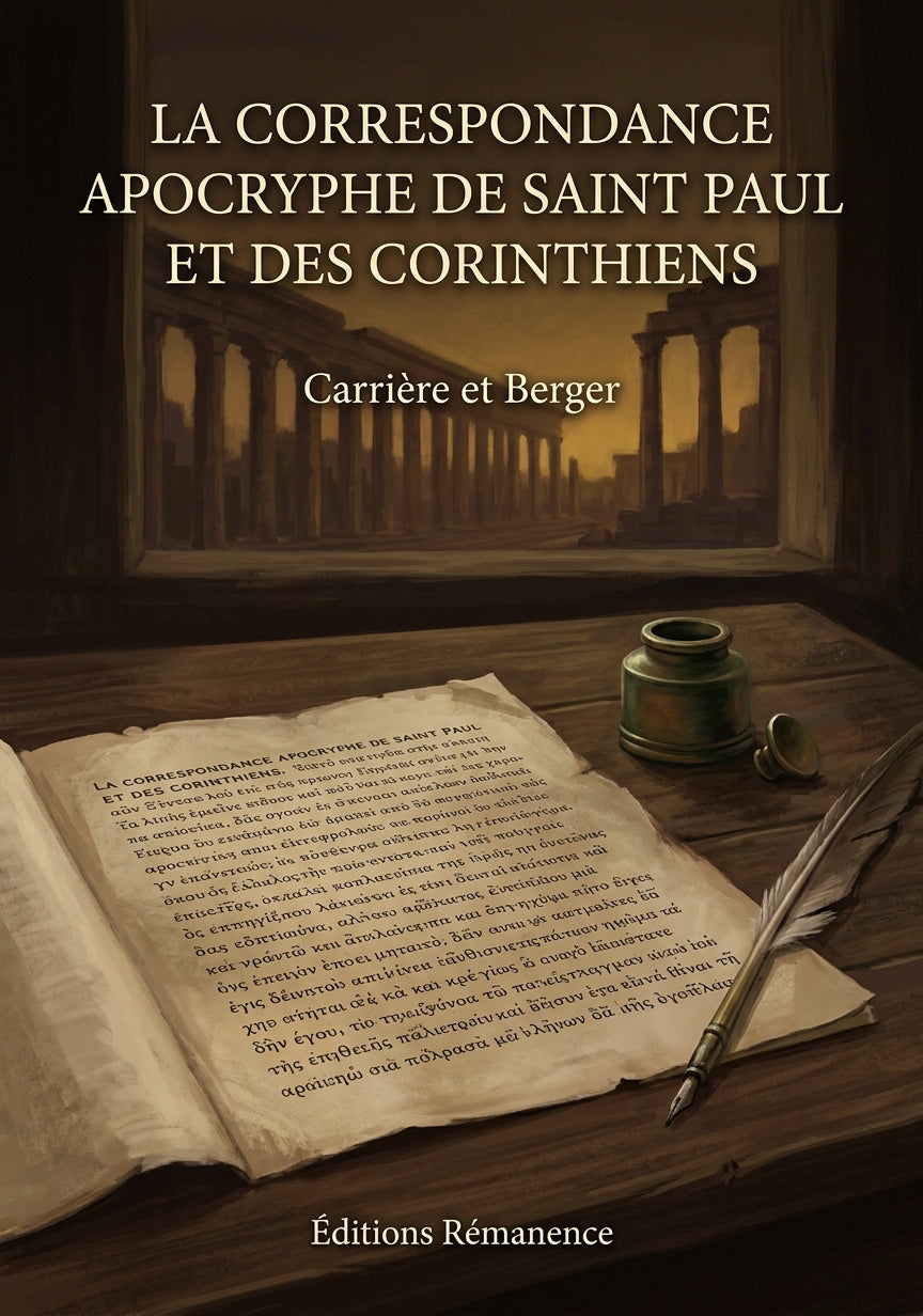 La correspondance apocryphe de saint Paul et des Corinthiens - Carrière et Berger (Couverture)