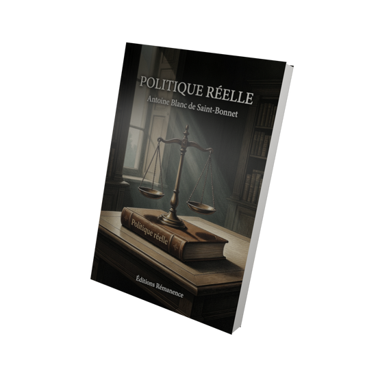 Politique réelle - Antoine Blanc de Saint-Bonnet (Vue 3D)