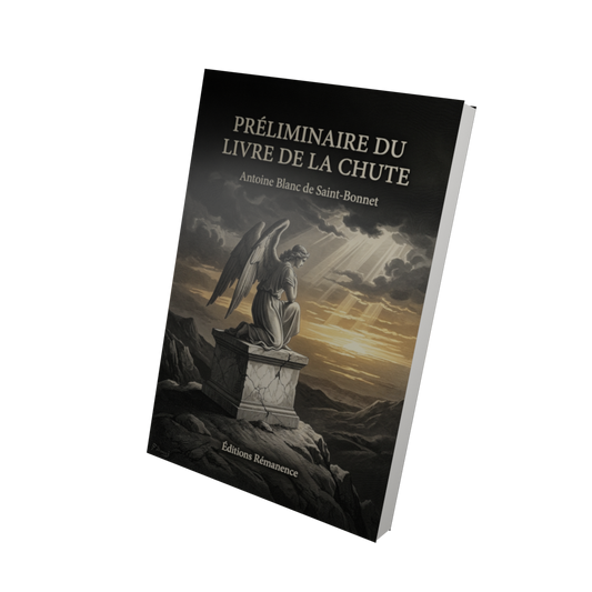 Préliminaire du livre de la chute - Antoine Blanc de Saint-Bonnet (Vue 3D)