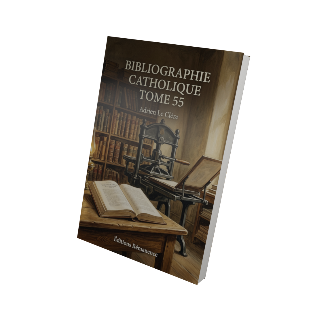 Bibliographie catholique Tome 55 - Adrien Le Clère (Vue 3D)
