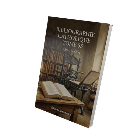 Bibliographie catholique Tome 55 - Adrien Le Clère (Vue 3D)