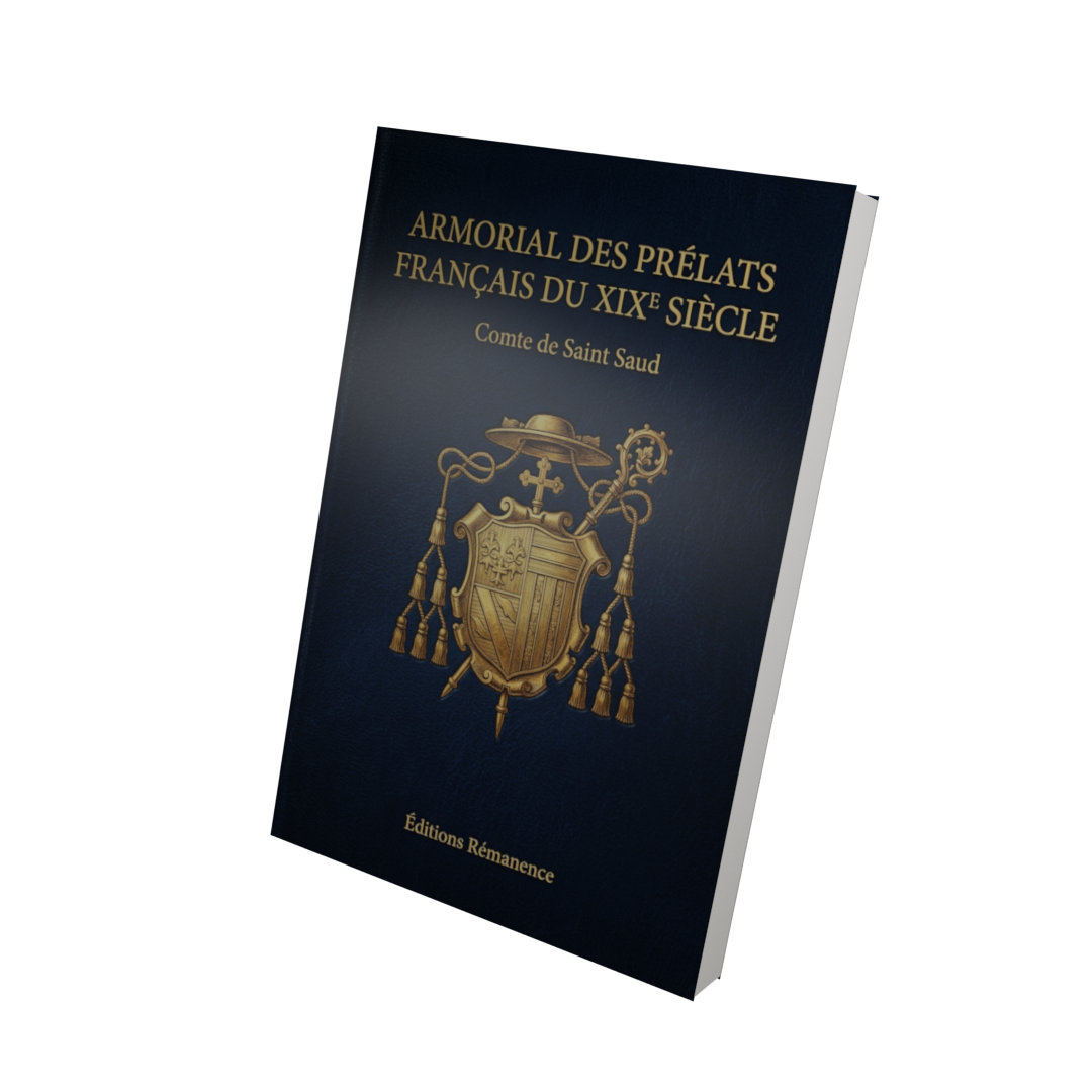 Armorial des prélats français du XIXe siècle - Comte de Saint Saud (Vue 3D)