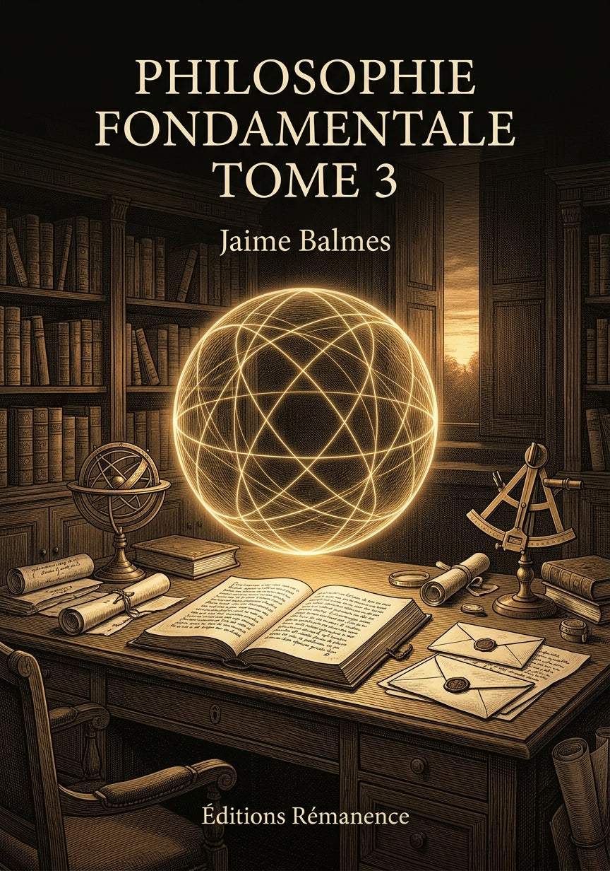 Philosophie fondamentale Tome 3 - Jaime Balmes (Couverture)