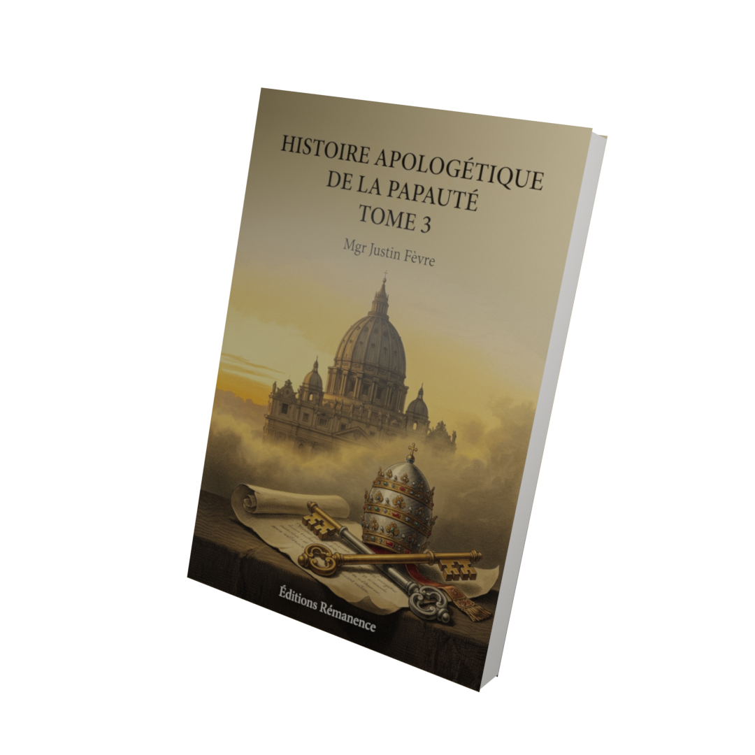 Histoire apologétique de la papauté Tome 3 - Mgr Justin Fèvre (Vue 3D)