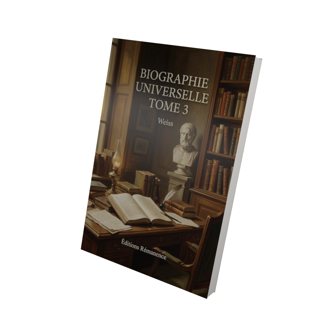 Biographie universelle Tome 3 - Weiss (Vue 3D)