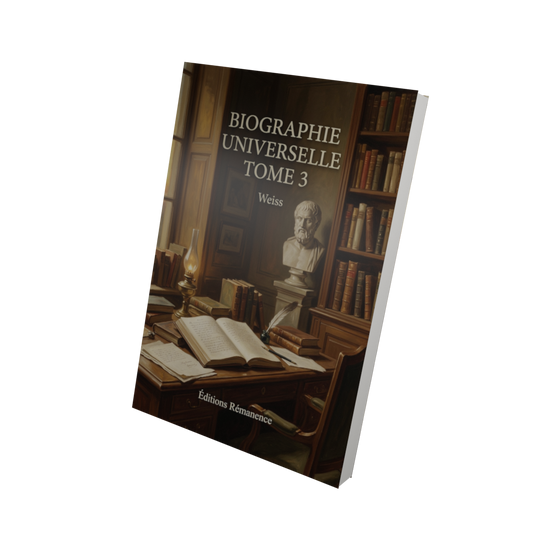 Biographie universelle Tome 3 - Weiss (Vue 3D)